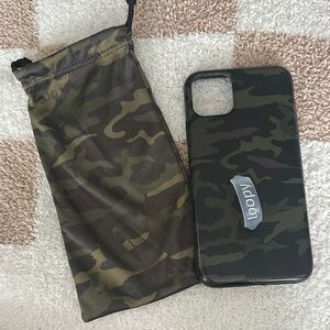 Loopy Case for iPhone 11 Pro Max Green Camouflage Phone Case